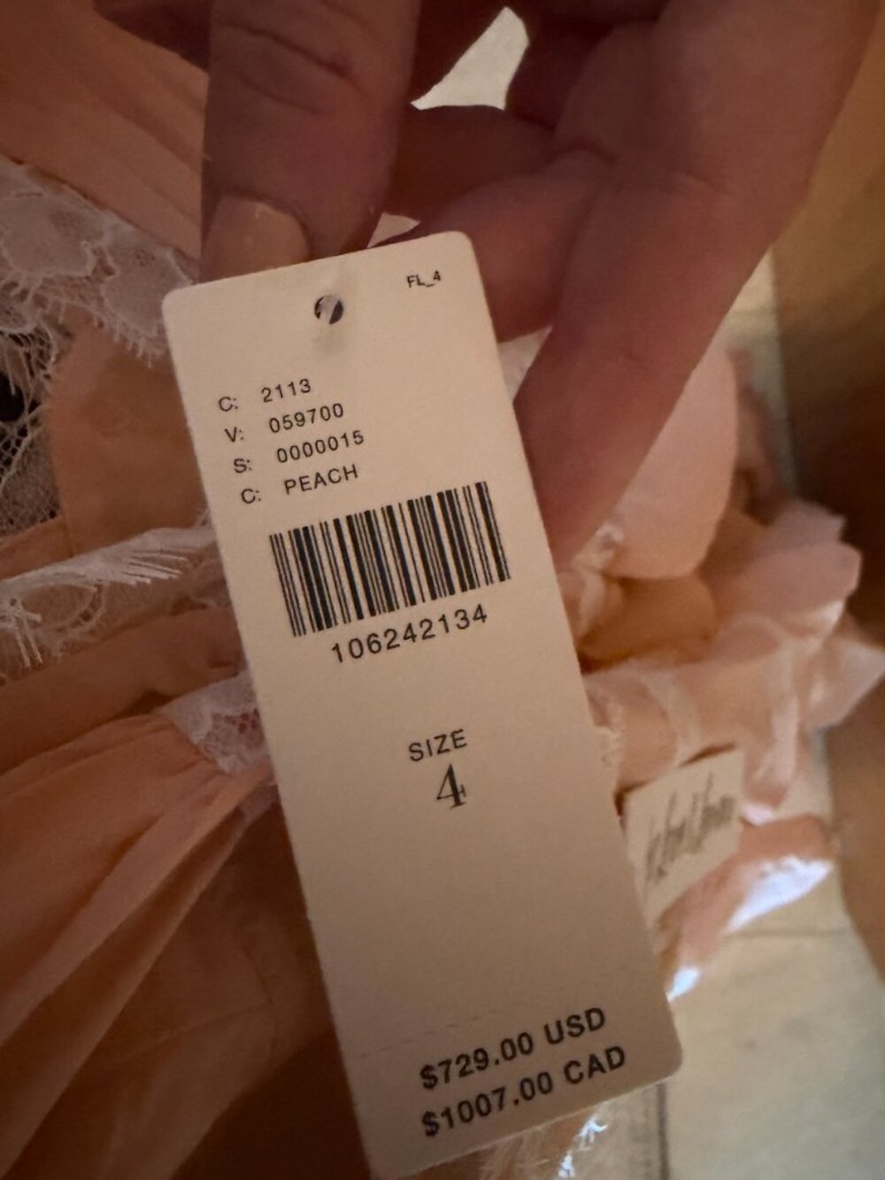 For Love & Lemons - Adriana Silk Blend Maxi Dress - Picture 3 of 3